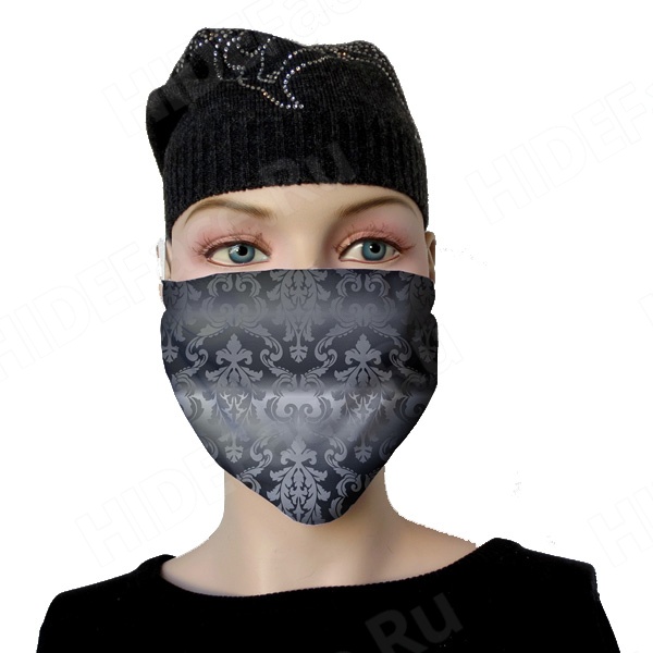 Защитная многоразовая маска с принтом m101