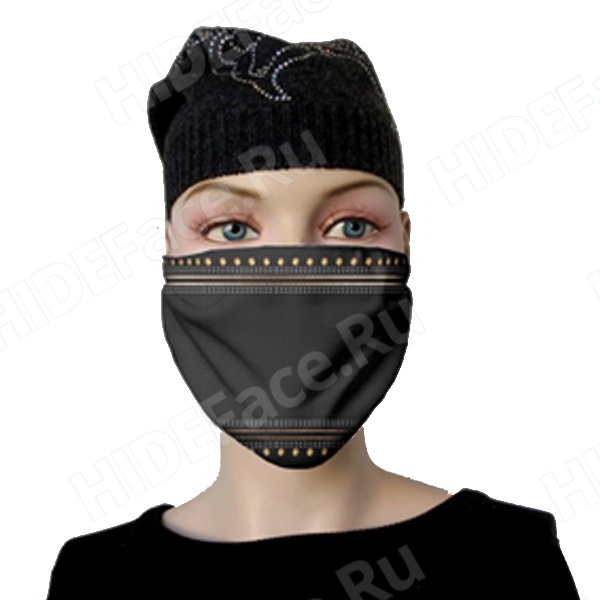 Защитная многоразовая маска с принтом m113
